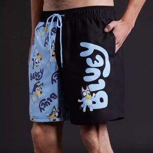 Bluey Split Swim Trunks‎ Hot Topic